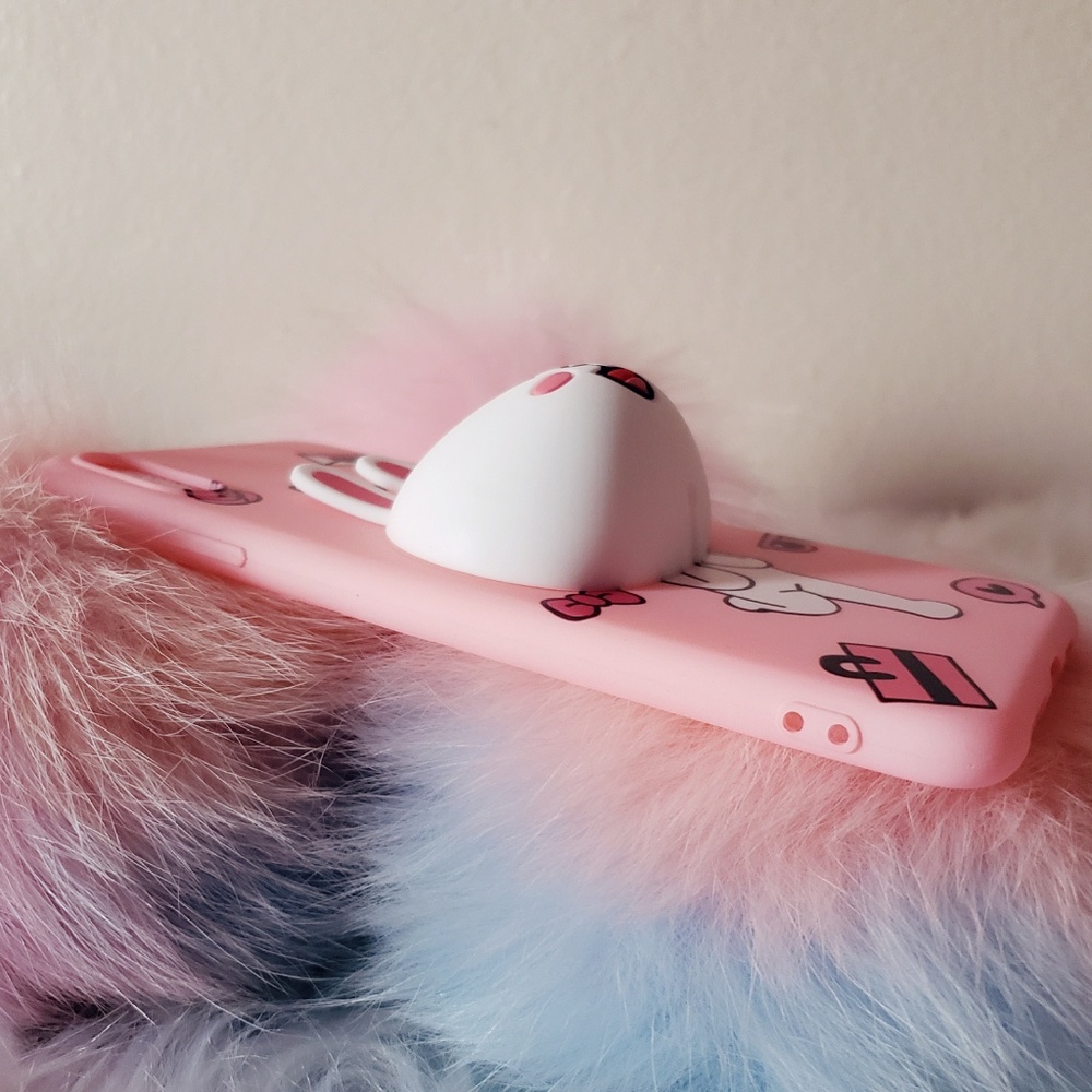 LINE FRIENDS CONY RABBIT PINK IPHONE CASE - Picture 4 of 8